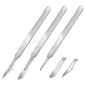 Scalpels With Blades A Handle Without A Blade